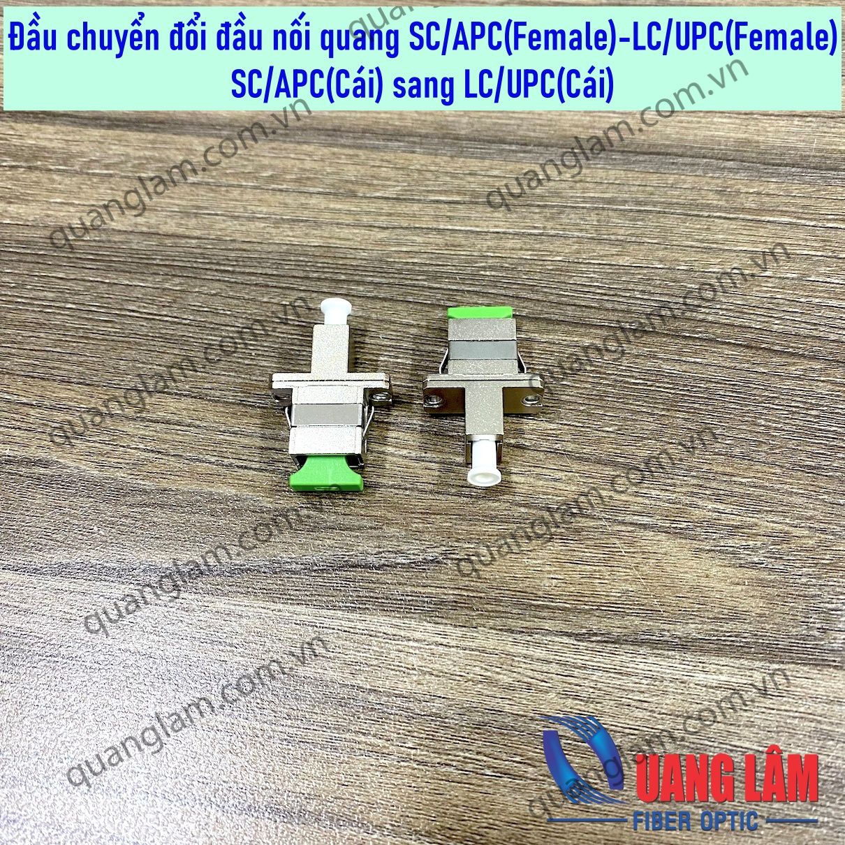 Đầu chuyển đổi đầu nối quang SC/APC(Female)-LC/UPC(Female) - SC/APC (C ...
