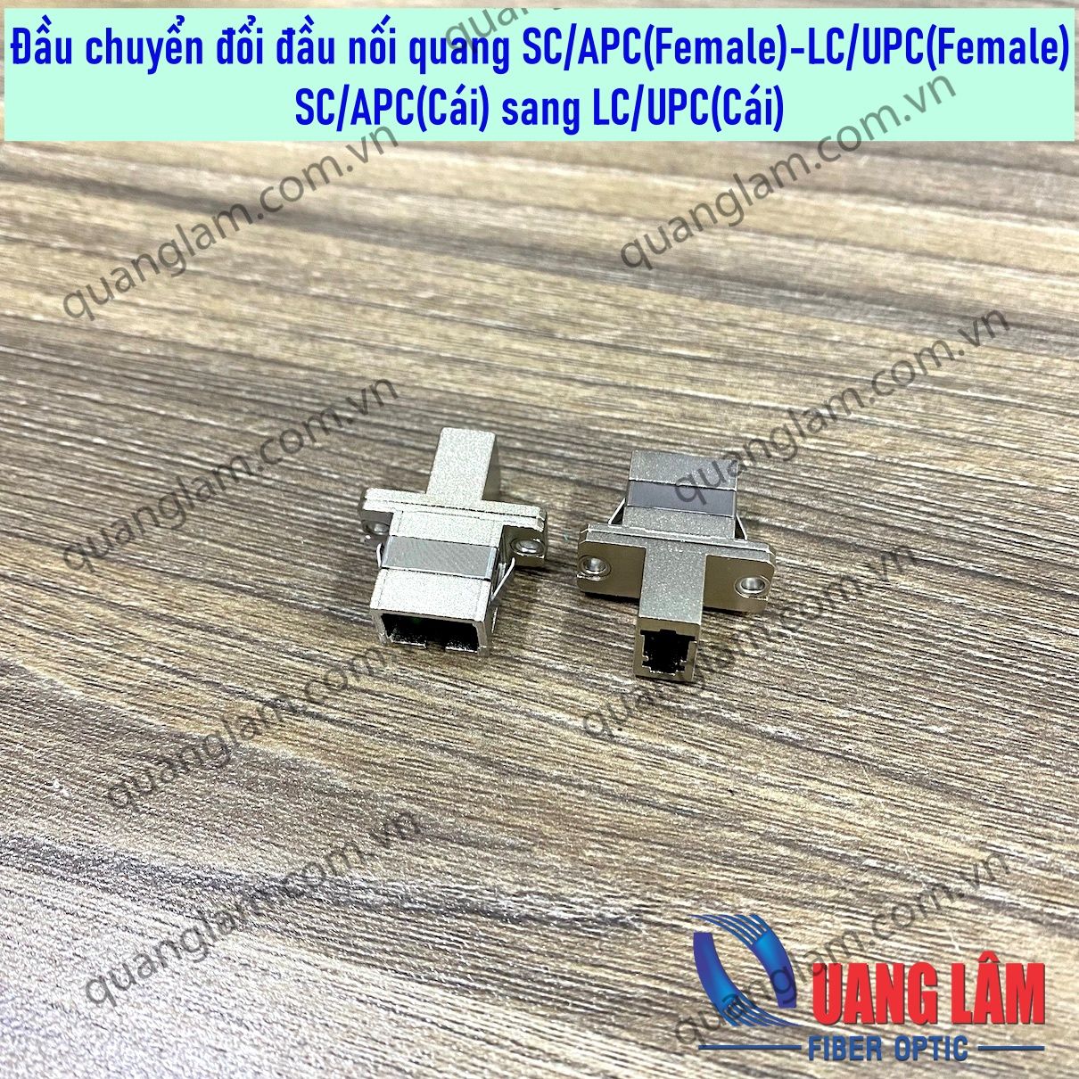 Đầu chuyển đổi đầu nối quang SC/APC(Female)-LC/UPC(Female) - SC/APC (C ...