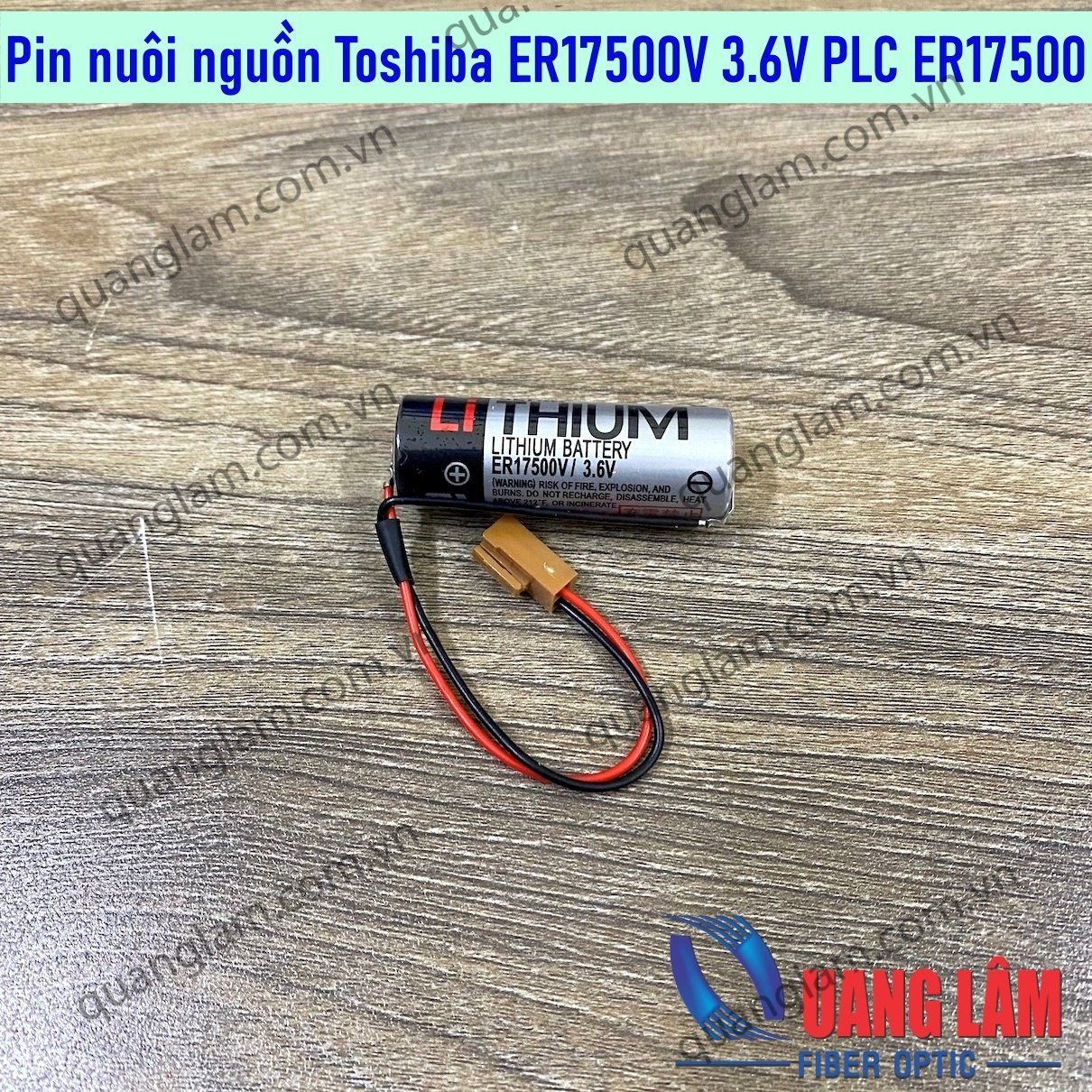 Pin Toshiba ER17500V Lithium 3.6V pin nuôi PLC ER17500