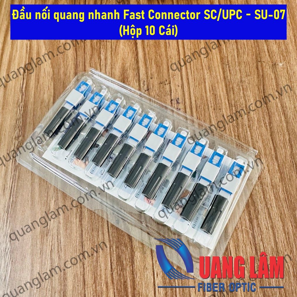 Bộ 10 Cái Đầu nối quang nhanh Fast Connector SC/UPC - SU-07