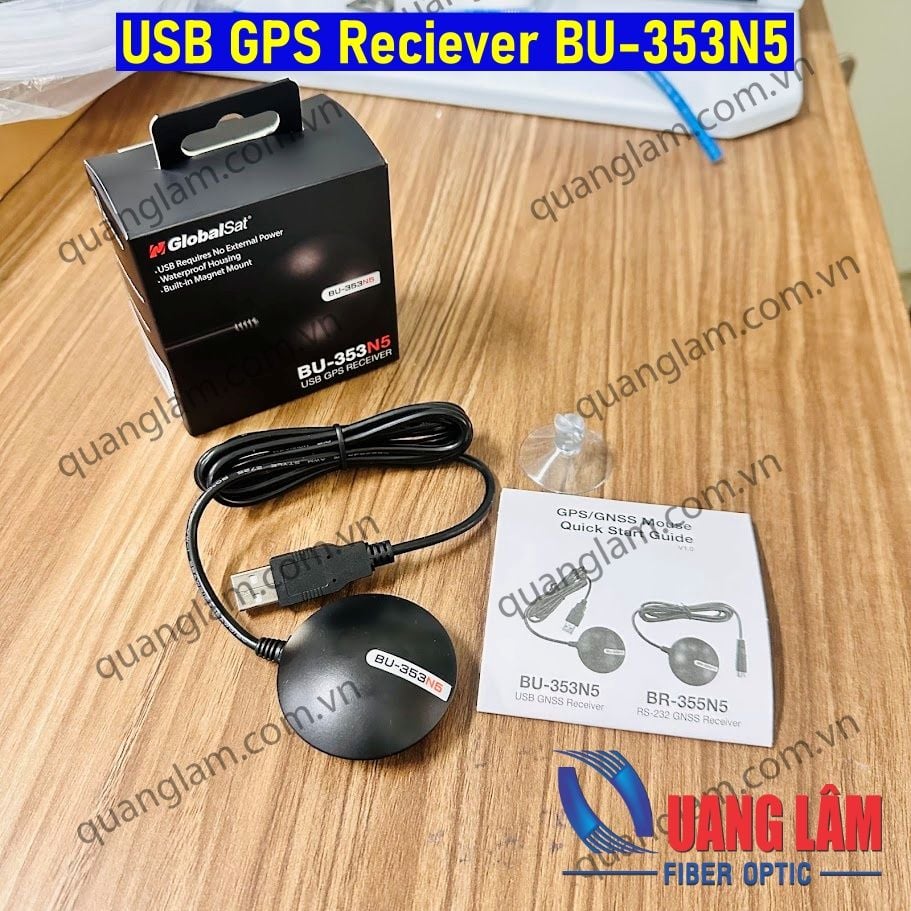 thumbnail image 2 of GlobalSat BU-353-S4 USB GPS Receiver | Waterproof For Laptops & Marine Use 2 of 4