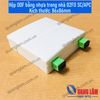 Hộp ODF bằng nhựa trong nhà 02FO SC/APC - Đầy đủ phụ kiện: 02 Adapter SC-APC+ 2 Dây hàn quang + 2 ỐNG co nhiệt