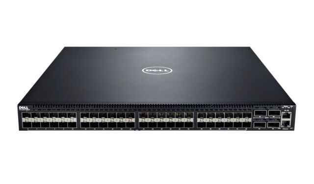 Dell Force 10 S4810 S4810P-AC-R 48-Port 10Gbps SFP+ and 4-Port QSFP+ 40G Switch w/Single PSU (Hàng đã qua sử dụng