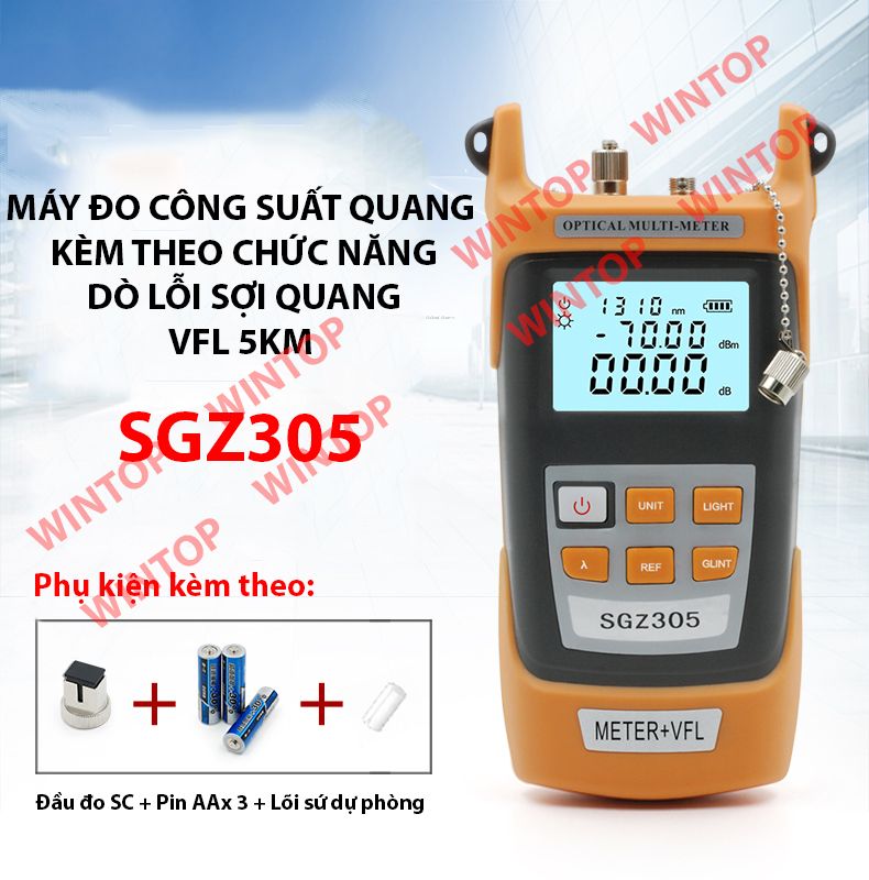 Máy Đo Công Suất Quang + VFL 5KM SGZ305