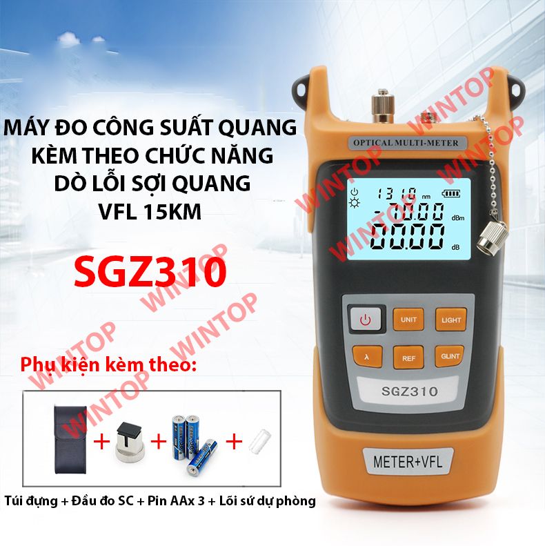 Máy Đo Công Suất Quang + VFL 15km SGZ310