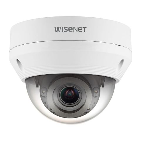 QNV-6082R | Camera Wisenet Dome Anti-Vandale 2M, H.265, ống kính Zoom 3.1X