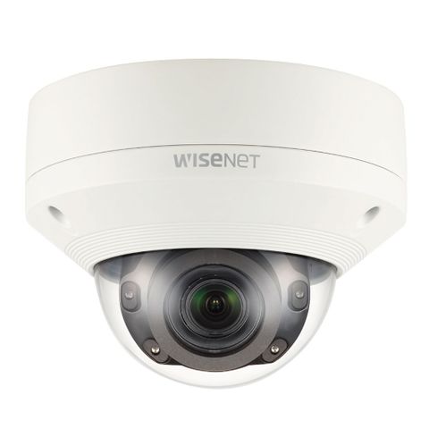 XNV-8080R | Camera Wisenet dome 5M, H.265, Ống kính varifocal Zoom 2.4X