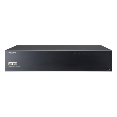 XRN-1610A | đầu ghi hình IP Wisenet 16 kênh, chuẩn nén H.265, ổ cứng 6TB, WiseStream
