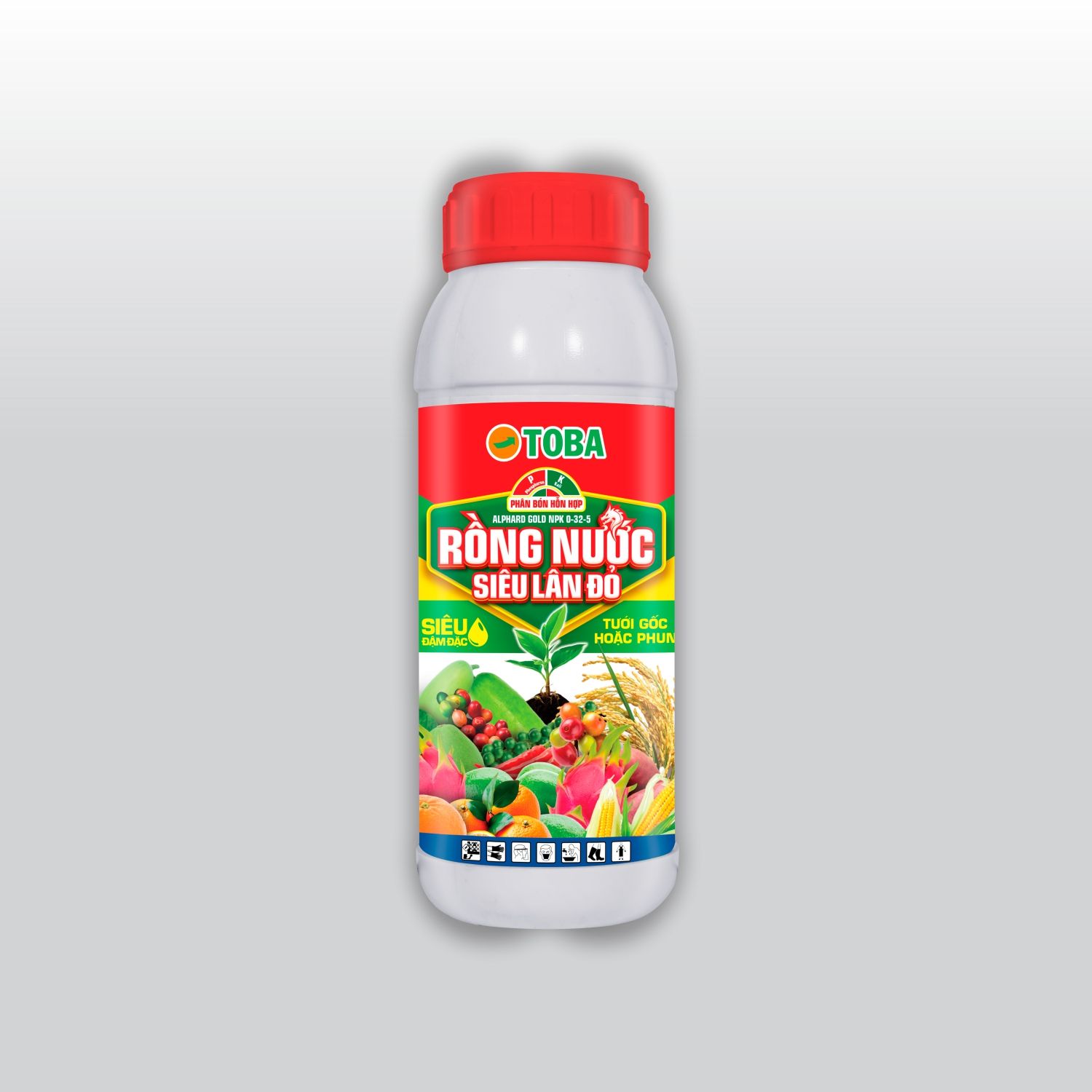 SIÊU LÂN ĐỎ _ ALPHARD GOLD NPK 0-32-5 - CHAI 1 LÍT ( NND-RN039)