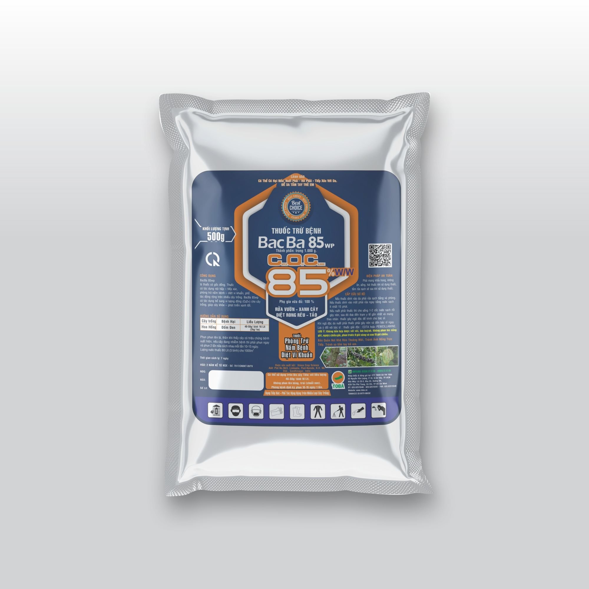 BACBA 85WP (Tiêu) - Gói 500g - BVTV-BB110