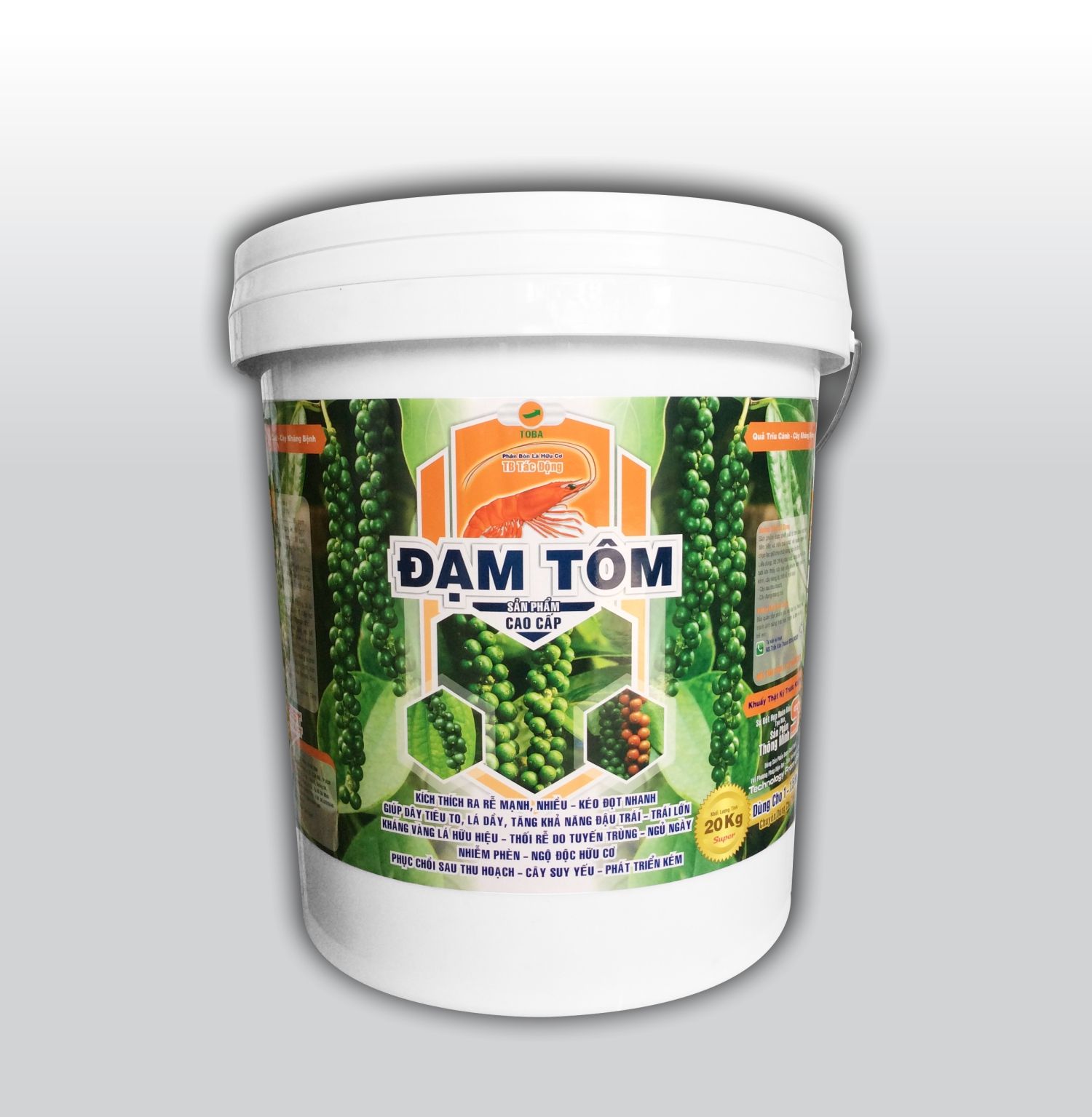 ĐẠM TÔM - TIÊU - Xô 20KG - NND-AMN02