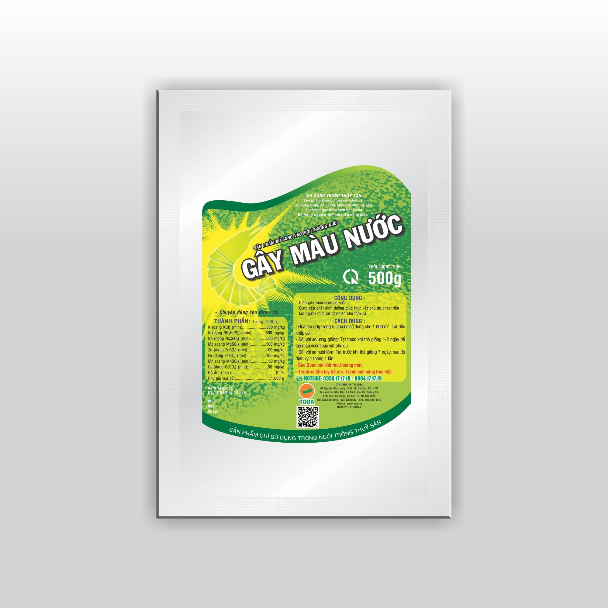 GÂY MÀU NƯỚC 500G (TT-GMN-1)