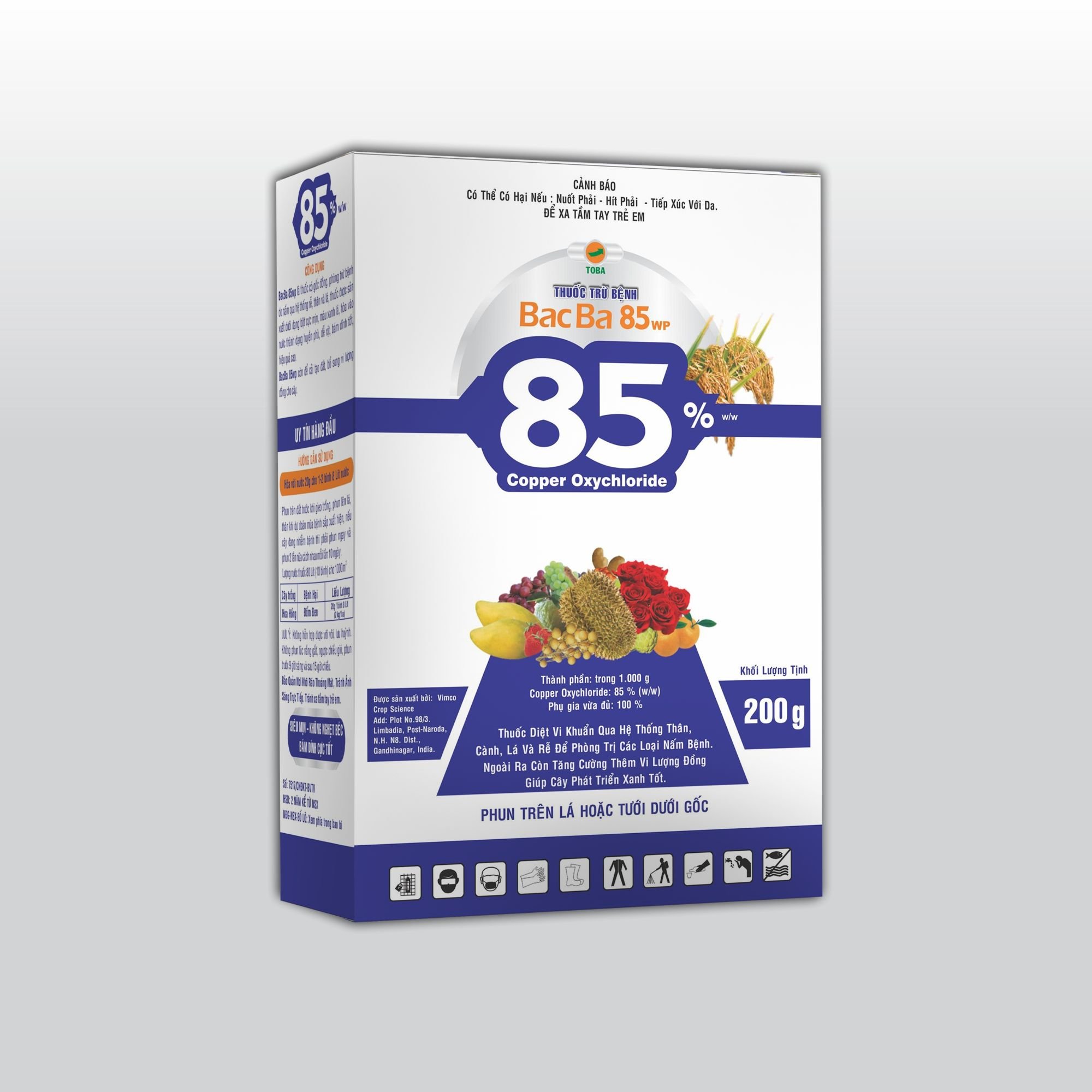 BACBA 85WP - Hộp 200g - BVTV-BB102