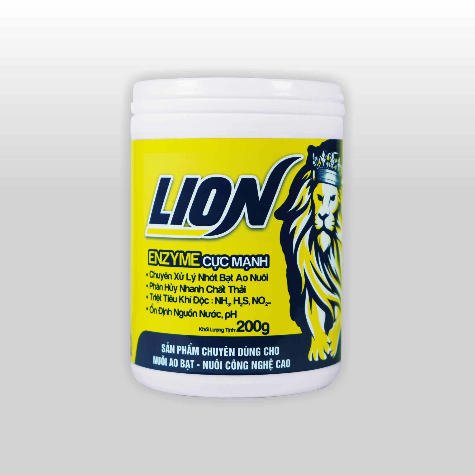 LION - ENZYME XỬ LÝ NHỚT BẠT - Hũ 200g - TT-LION01