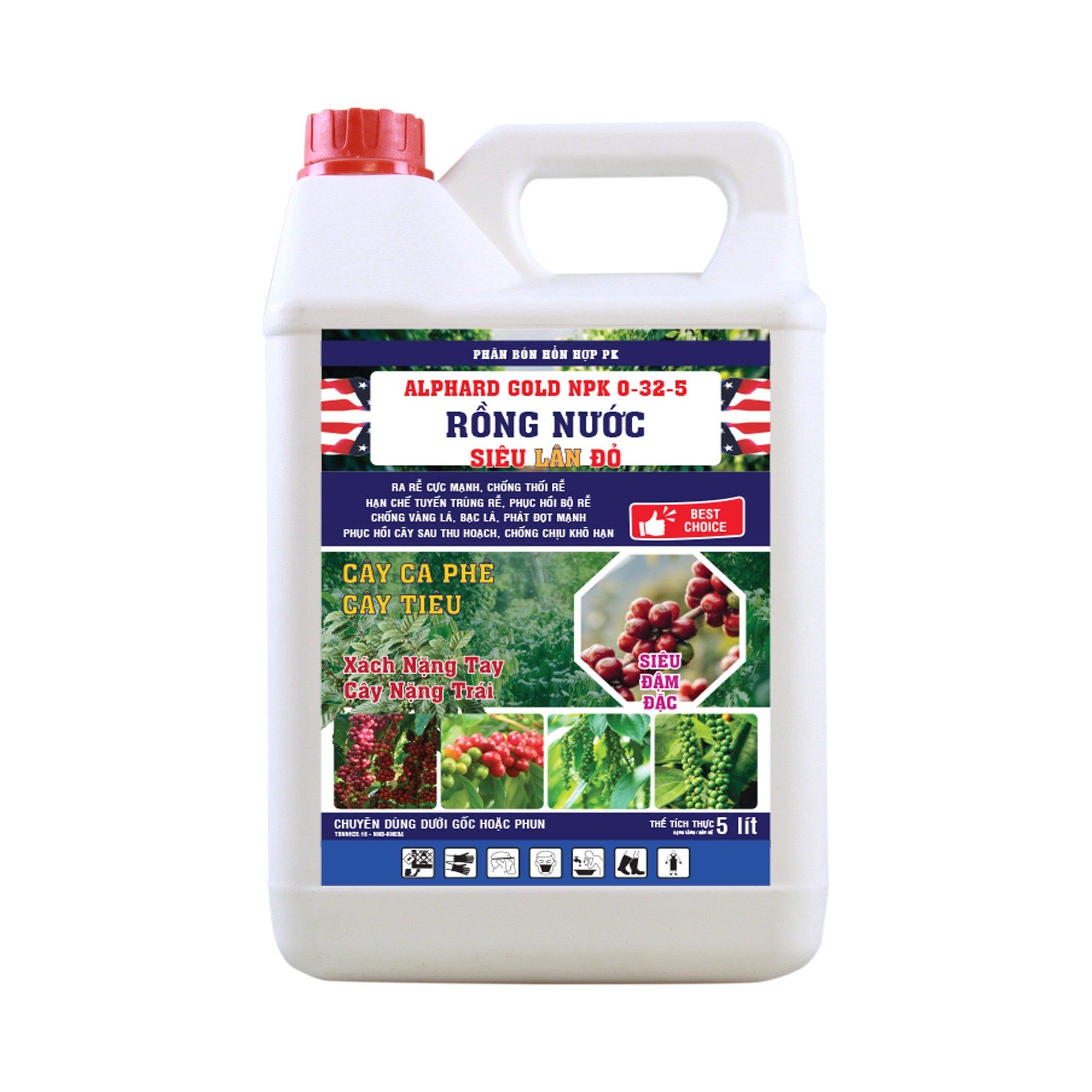 RỒNG NƯỚC - SIÊU LÂN ĐỎ - Can 5 Lít - NND-RN034