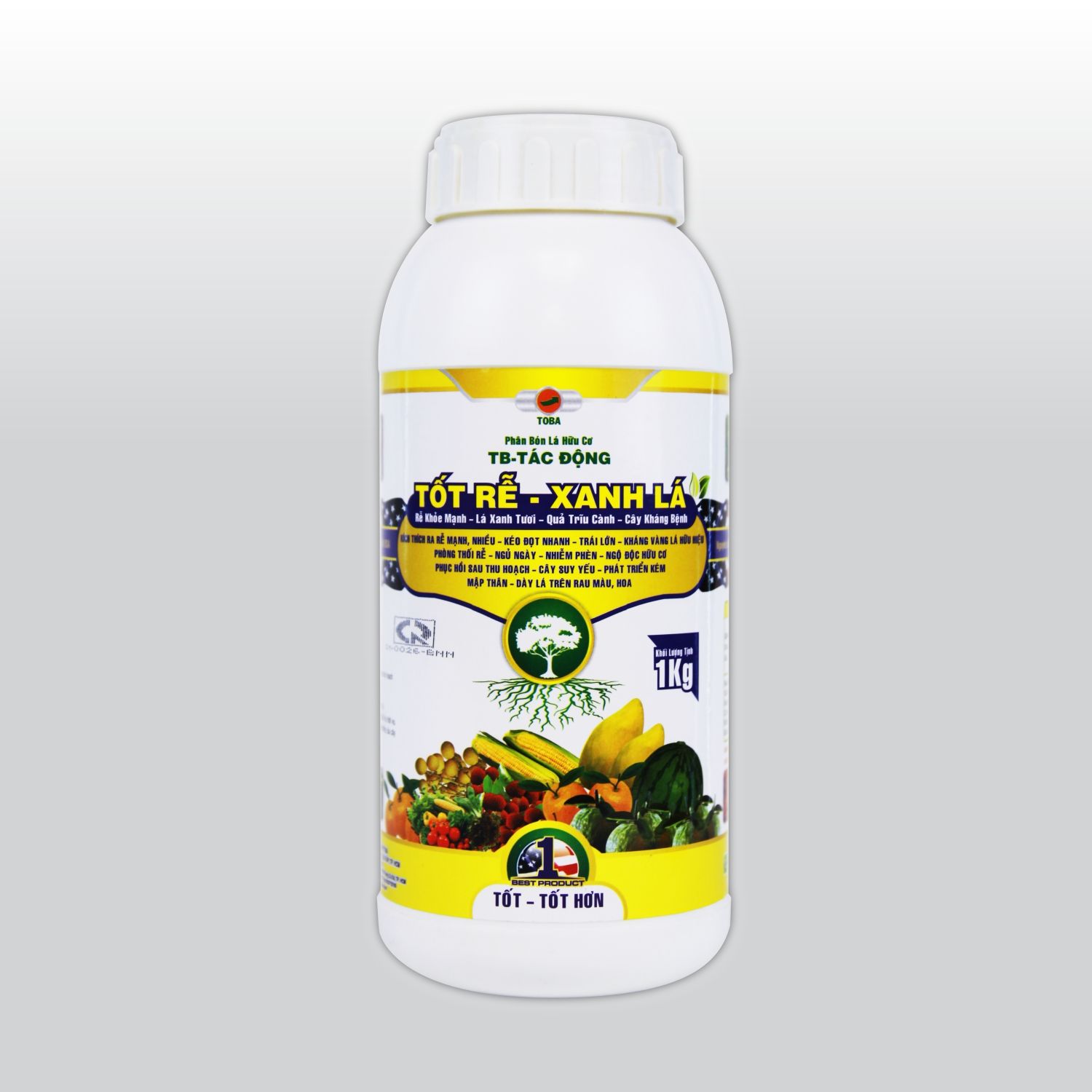 TB TÁC ĐỘNG - TỐT RỄ - XANH LÁ - Chai 1 Lít - NND-TD611
