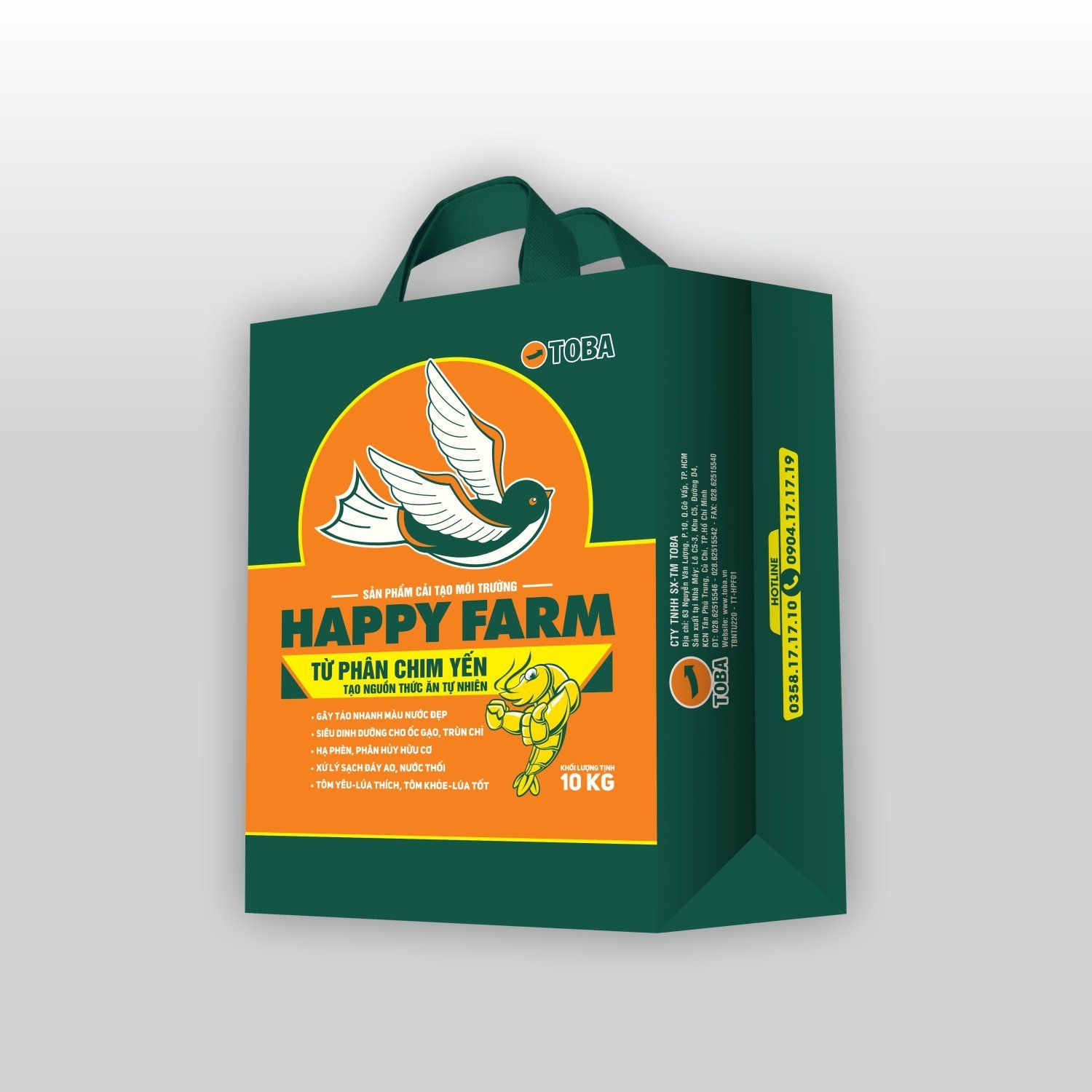 HAPPY FARM - THỦY SẢN TÚI 10KG - TT-HPF01