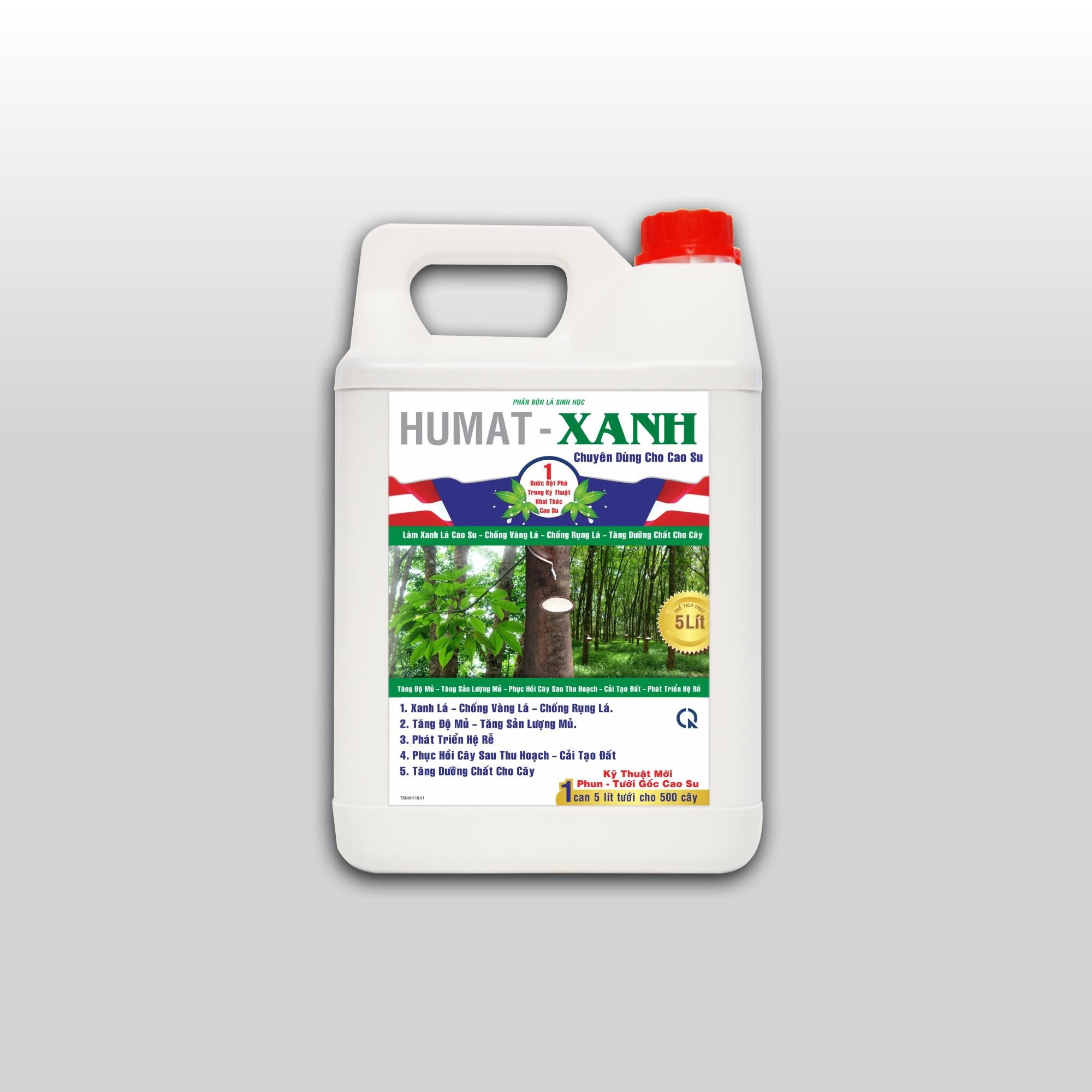 HUMATE XANH - CAO SU - Can 5 Lít - NND-TD501