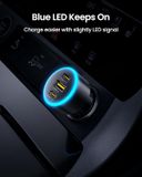  Tẩu sạc nhanh xe hơi 60W 3 cổng Pisen chính hãng 