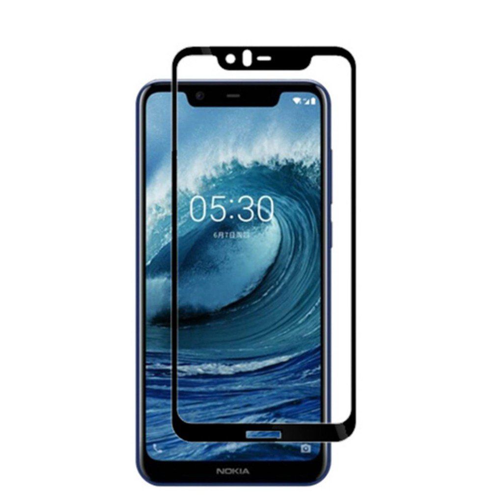  Cường lực full màn hình Nokia 5.1 plus (Đen) 