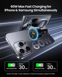  Tẩu sạc nhanh xe hơi 60W 3 cổng Pisen chính hãng 