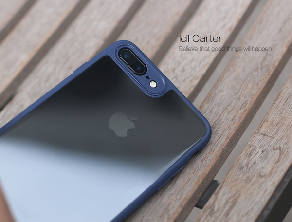 Ốp lưng iCil Carter dẻo lưng trong viền màu bảo vệ camera cho iPhone 7 (nhiều màu)