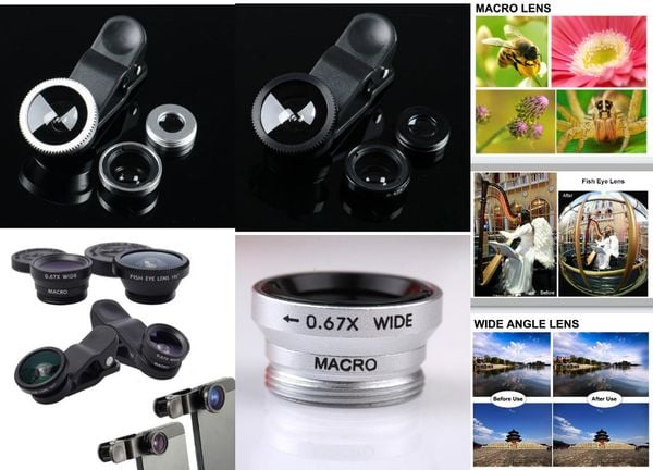 Bộ Lens Camera 3 in 1 cho điện thoại & MTB