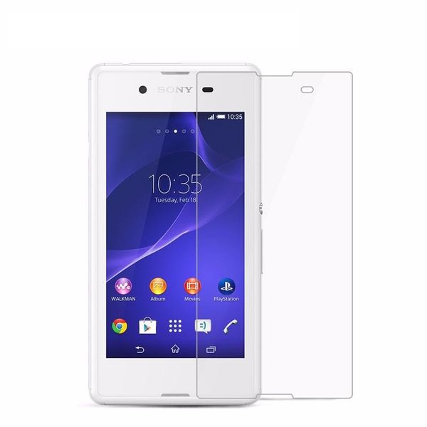 Sony Xperia E3 - Kính cường lực mặt trước (Trong suốt)