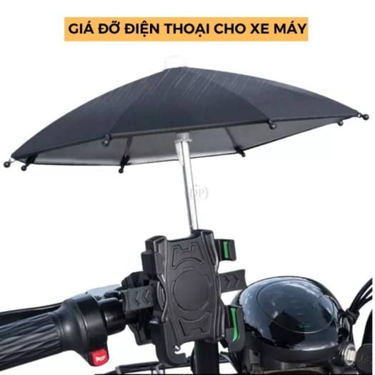  Giá Đỡ Điện Thoại Xe Máy Có Dù 