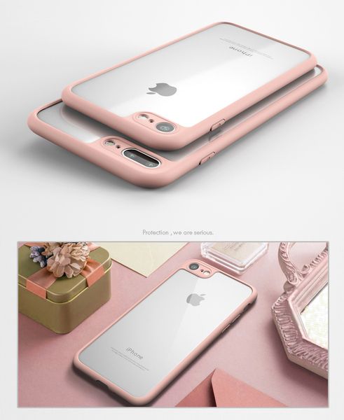 Ốp lưng iCil Carter dẻo lưng trong viền màu bảo vệ camera cho iPhone 6 Plus, 6S Plus (nhiều màu)