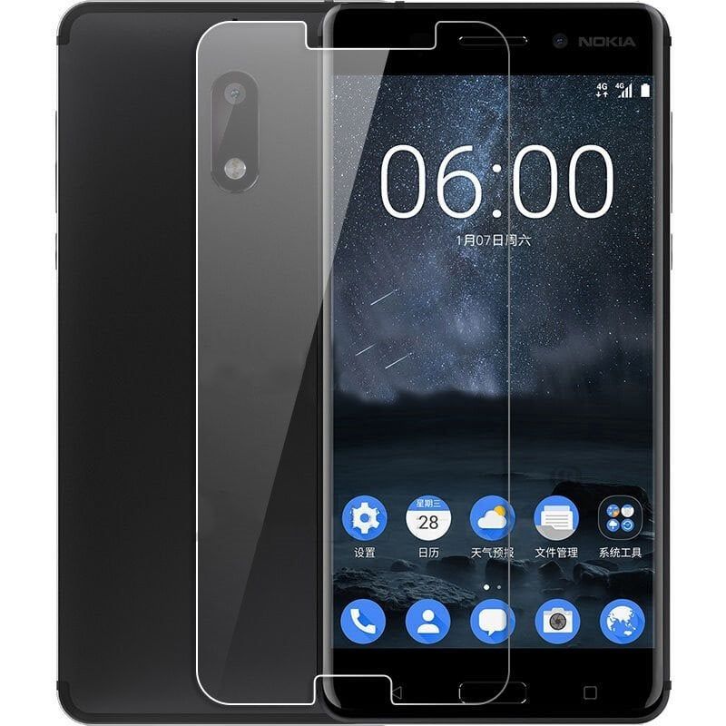  Nokia 3, Nokia 5, Nokia 6 - Cường lực mặt trước (Trong suốt) 