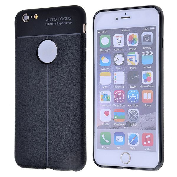 Ốp lưng iPhone 6/ 6s, 6 Plus/ 6s Plus dẻo vân da Auto Focus cao cấp hiệu Baseus