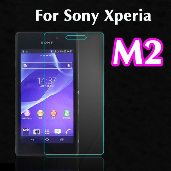 Sony Xperia M2 - Kính cường lực mặt trước (Trong suốt)