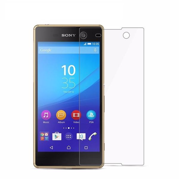 Sony Xperia M5 - Kính cường lực mặt trước (Trong suốt)