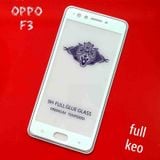  Cường lực full màn hình Oppo F3 (Trắng) 