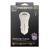  Tẩu sạc nhanh xe hơi sạc 22.5W (USB - Type C) Pisen chính hãng (Trắng) 