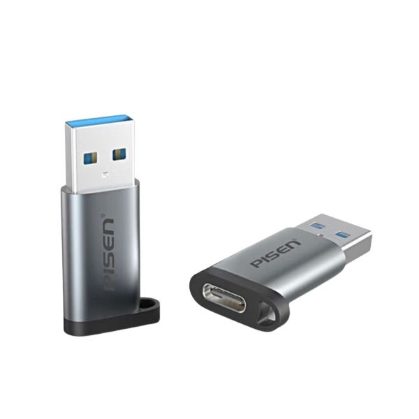  Bộ chuyển đổi dữ liệu USB 3.2 sang Type C tốc độ nhanh 10Gbps Pisen chính hãng 