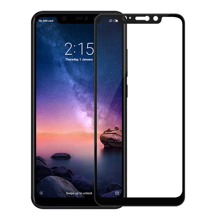  Cường lực full màn hình Xiaomi Redmi Note 6 Pro (Đen) 