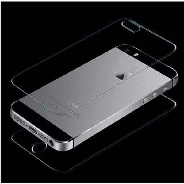  iPhone 5, 5S, SE, 5C - Cường lực mặt trước, mặt sau (Trong suốt) 