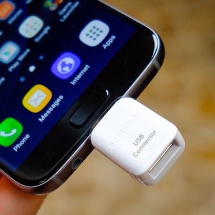 USB OTG Samsung (USB - Micro USB trắng)