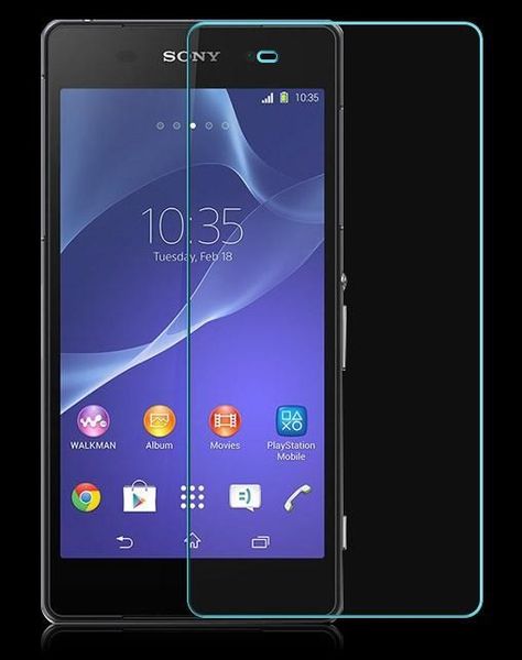 Sony Xperia Z2 - Kính cường lực mặt trước (Trong suốt)