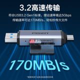  Đầu đọc thẻ nhớ đa năng tốc độ cao USB 3.2 OTG Pisen chính hãng (chuyển đổi) 