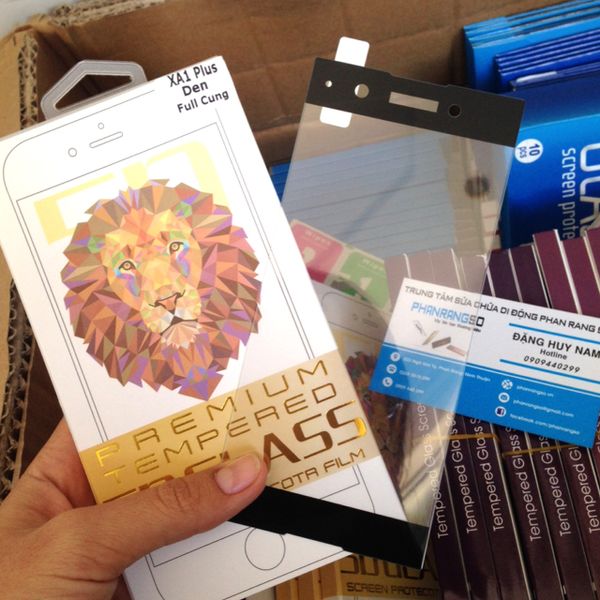 Sony XA1 Plus - Cường lực full màn hình ( Nhiều màu)