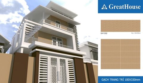 Gạch 10x33 Cosevco GH1302 trang trí