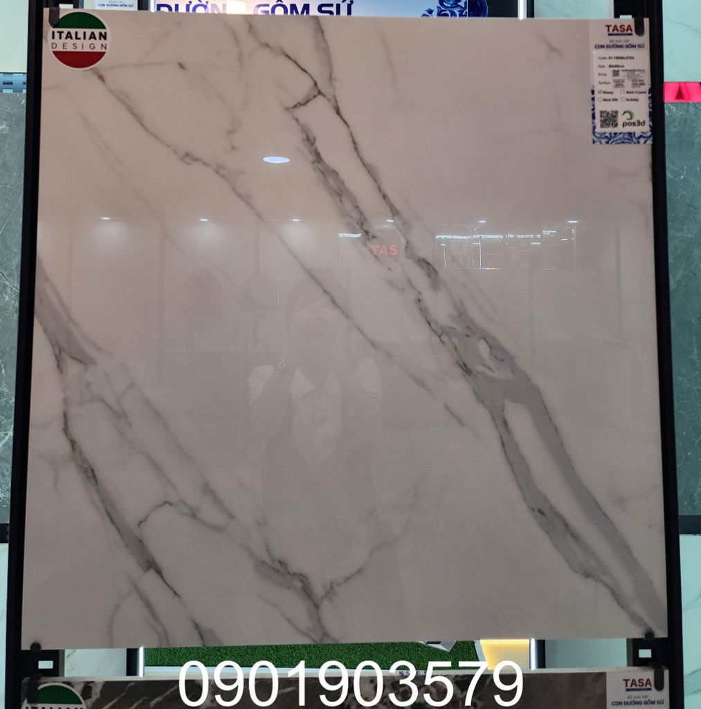 Gạch 80x80 Tasa 01.TBR80.0702 BST Con đường gốm sứ