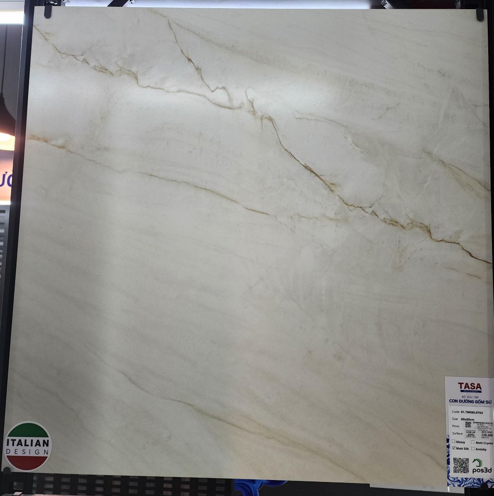Gạch 80x80 Tasa 01.TBR80.0706 BST Con đường gốm sứ