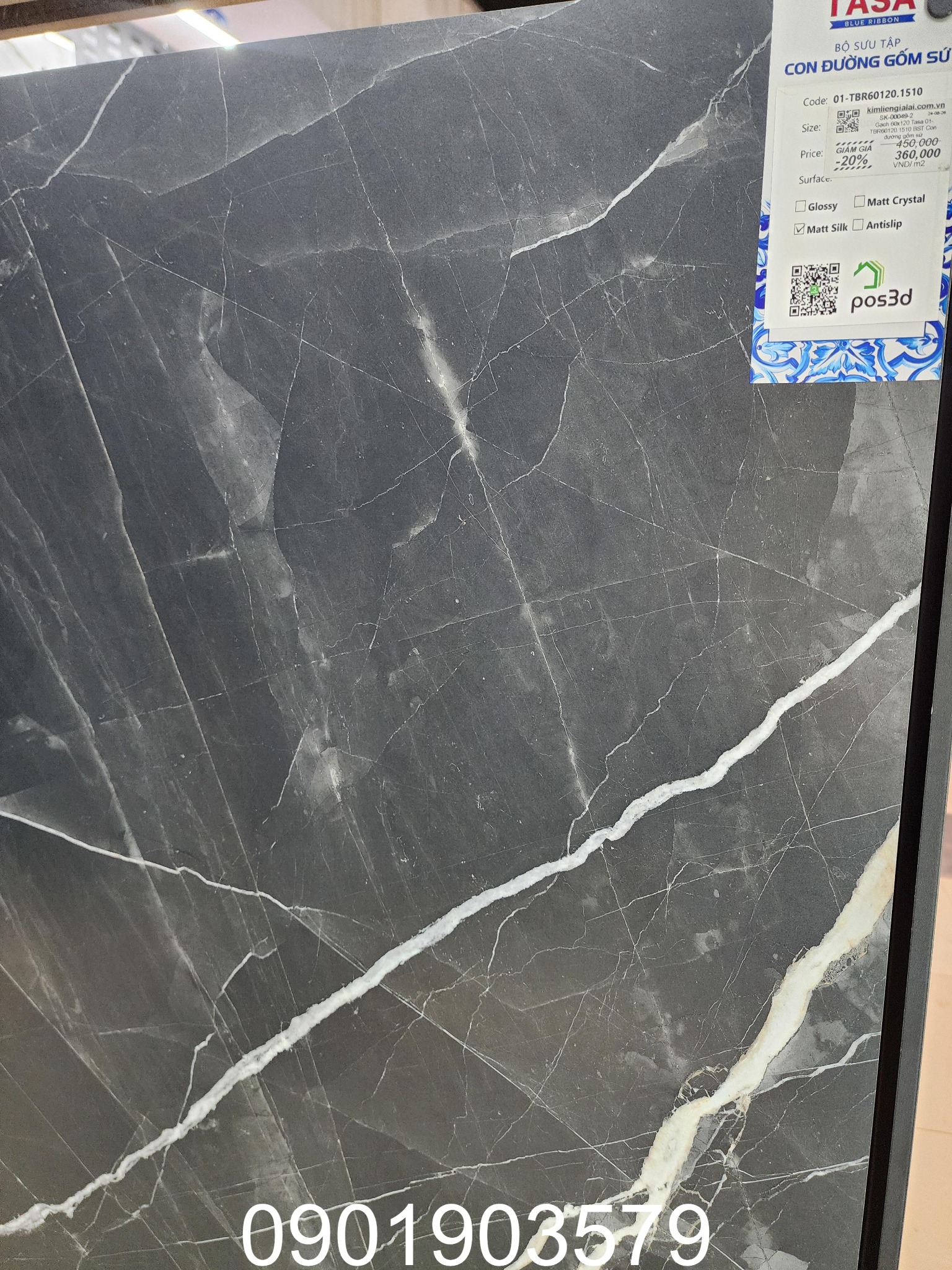 Gạch 60x120 Tasa 01-TBR60120. 1510 BST Con đường gốm sứGạch 60x120