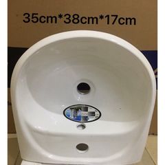 Chậu rửa treo tường Minh Thịnh + Chân chậu Minh Thịnh