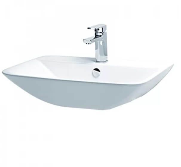 Chậu rửa treo tường CAESAR L2365+Chân chậu ngắn CAESAR P2443