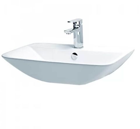 Chậu rửa treo tường CAESAR L2365+Chân chậu ngắn CAESAR P2443